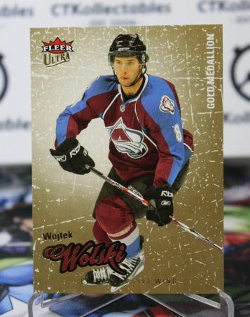 2008-09  FLEER ULTRA WOJTEK WOLSKI # 130 COLORADO AVALANCHE  NHL HOCKEY TRADING CARD