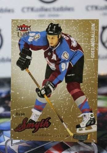 2008-09  FLEER ULTRA RYAN SMYTH # 132 COLORADO AVALANCHE  NHL HOCKEY TRADING CARD