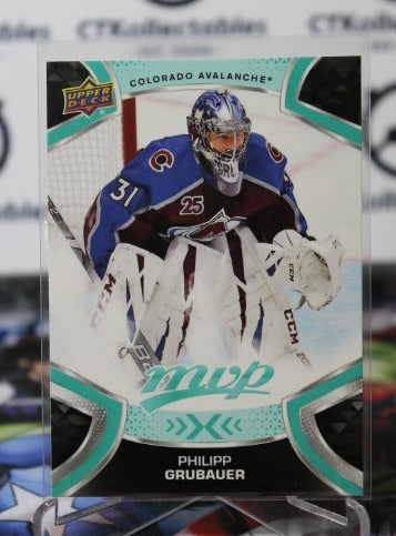 2021-22 UPPER DECK MVP PHILIPP GRUBAUER # 91  COLORADO AVALANCHE  NHL HOCKEY TRADING CARD