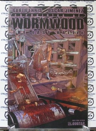 CHRONICLES OF WORMWOOD # 4 THE LAST BATTLE WRAP AROUND VARIANT AVATAR NM  COMIC BOOK 2009
