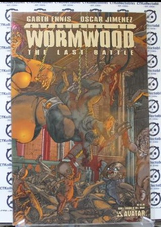 CHRONICLES OF WORMWOOD # 1 THE LAST BATTLE WRAP AROUND VARIANT AVATAR NM  COMIC BOOK 2009