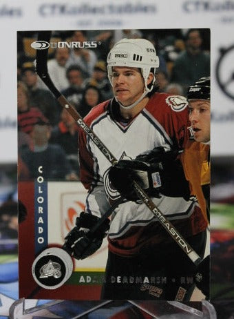 1997-98 DONRUSS ADAM DEADMARSH # 161 COLORADO AVALANCHE  NHL HOCKEY  CARD