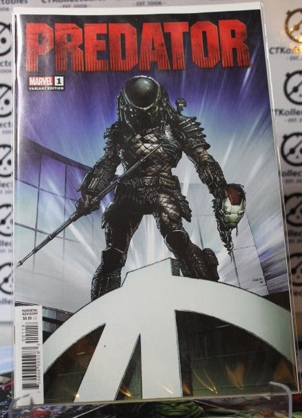 PREDATOR # 1 VARIANT EDITION  MARVEL COMIC BOOK PARENTAL ADVISORY 2022