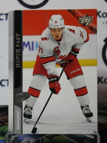 2020-21 UPPER DECK JESPER FAST # 522  CAROLINA HURRICANES NHL HOCKEY TRADING CARD