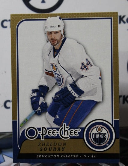 2008-09 O-PEE-CHEE SHELDON SOURAY # 11  EDMONTON OILERS HOCKEY CARD