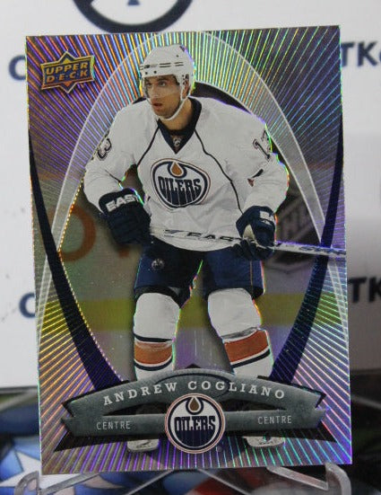 2008-09 UPPER DECK ANDREW COGLIANO # 23  McDONALD'S ROOKIE  EDMONTON OILERS HOCKEY CARD