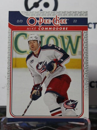 2009-10  O-PEE CHEE MIKE COMMODRE # 6 COLUMBUS BLUE JACKETS NHL HOCKEY TRADING CARD