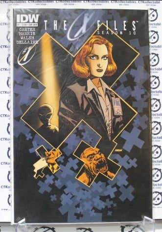 THE X FILES # 1 SEASON 10 VARIANT CVR SUB COVER COMIC BOOK IDW