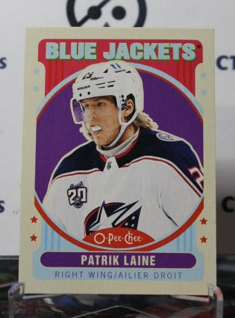 2021-22  O-PEE CHEE PATRIK LAINE # 32 COLUMBUS BLUE JACKETS NHL HOCKEY TRADING CARD