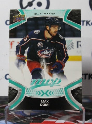 2021-22 UPPER DECK MVP MAX DOMI # 102 COLUMBUS BLUE JACKETS NHL HOCKEY TRADING CARD