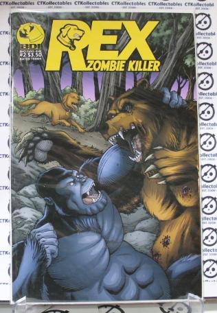 REX ZOMBIE KILLER # 2 BIG DOG INK COMIC BOOK VF EXPLICIT CONTENT  2013