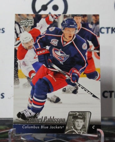 2010-11 UPPER DECK  SAMUEL PAHLSSON # 304   COLUMBUS BLUE JACKETS NHL HOCKEY TRADING CARD