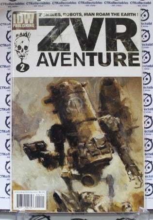 ZVR AVENTURE  # 2 ZOMBIES ROBOTS MAN IDW PUBLISHING COMIC BOOK NM 2010