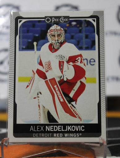 2021-22 O-PEE CHEE ALEX NEDELJKOVIC # 603 DETROIT RED WINGS NHL HOCKEY TRADING CARD