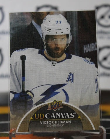 2021-22 UPPER DECK VICTOR HEDMAN # C192 UD CANVAS TAMPA BAY LIGHTNING HOCKEY CARD