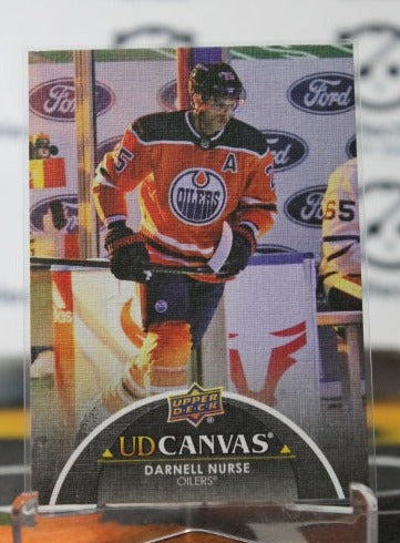 2021-22 UPPER DECK DARNELL NURSE # C152 UD CANVAS EDMONTON OILERS HOCKEY CARD