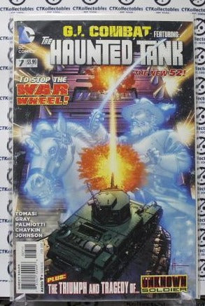G.I. COMBAT # 7 NM/VF FEATURING THE HAUNTED TANK WAR DC 2012