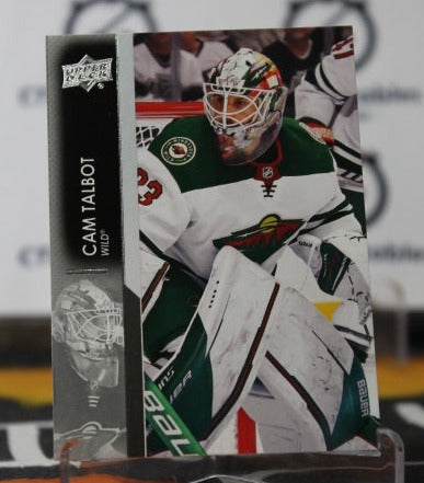 2021-22 UPPER DECK CAM TALBOT # 343 GOALTENDER MINNESOTA WILD  NHL HOCKEY CARD