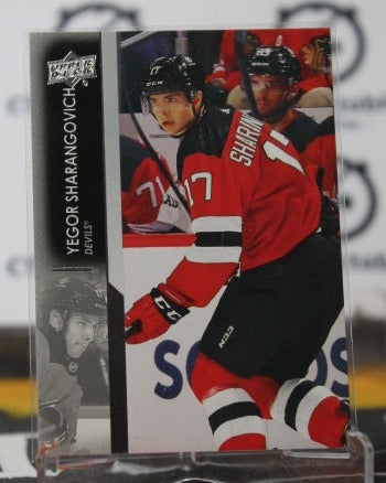 2021-22 UPPER DECK YEGOR SHARANGOVICH # 359 ROOKIE NEW JERSEY DEVILS  NHL HOCKEY TRADING CARD