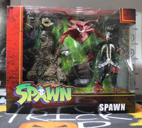 SPAWN ACTION FIGURE DELUXE SET WITH THRONE NM IMAGE COMICS McFARLANE COLLECTABLE TOY 2022