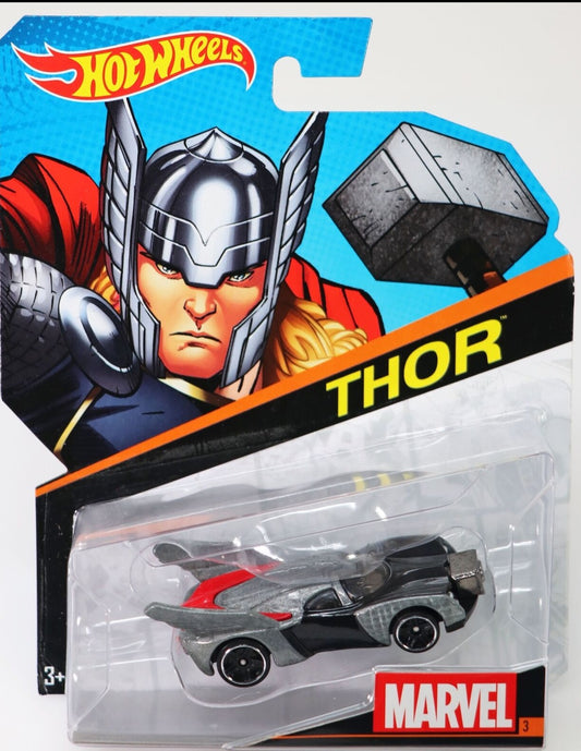 THOR MATTEL HOT WHEELS 1:64 DIE CAST MARVEL COMICS  2014