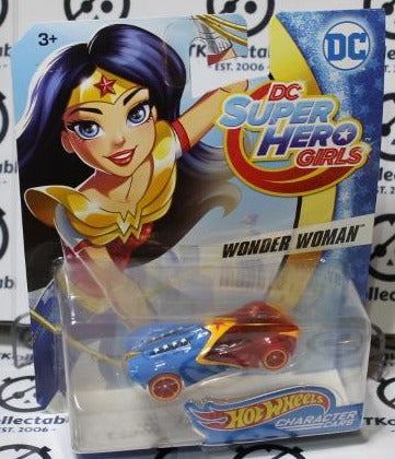 WONDER WOMAN DC SUPER HERO GIRLS MATTEL HOT WHEELS 1:64 DIE CAST WARNER BROS. 2016