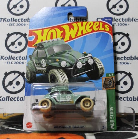 HOT WHEELS MATTEL  VOLKSWAGEN BAJA BUG 160/250 MUD STUDS 5/5 - 2021