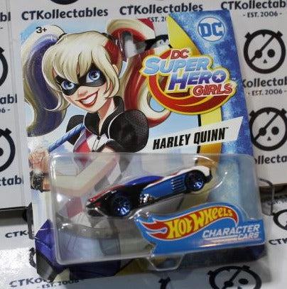 HARLEY QUINN DC SUPER HERO GIRLS MATTEL HOT WHEELS 1:64 DIE CAST WARNER BROS. 2016