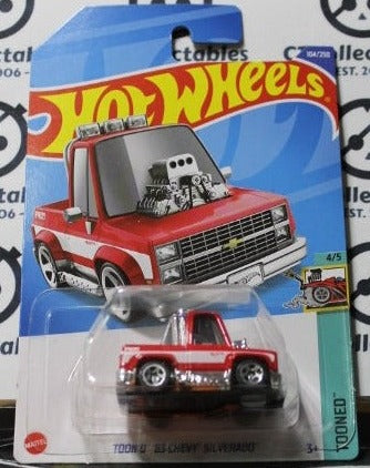 HOT WHEELS MATTEL  TOON'D 83 CHEVY SILVERADO 104/250 TOONED 4/5 - 2021