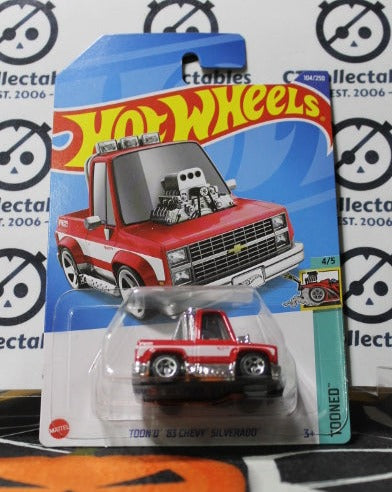 HOT WHEELS MATTEL  TOON'D 83 CHEVY SILVERADO 104/250 TOONED 4/5 - 2021