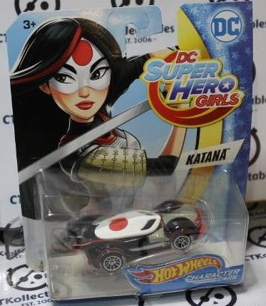 KATANA DC SUPER HERO GIRLS MATTEL HOT WHEELS 1:64 DIE CAST WARNER BROS. 2016