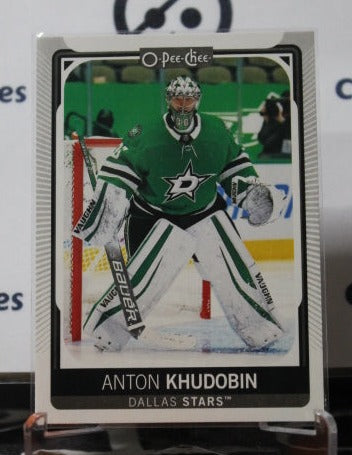 2021-2022 O-PEE-CHEE ANTON KHUDOBIN # 387 DALLAS STARS NHL HOCKEY TRADING CARD