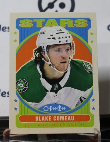 2021-2022 O-PEE-CHEE BLAKE COMEAU # 450 RETRO DALLAS STARS NHL HOCKEY TRADING CARD