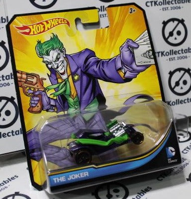 THE JOKER  MATTEL HOT WHEELS 1:64 DIE CAST  DC COMICS WARNER BROS. 2013