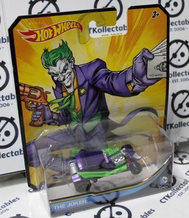 THE JOKER  MATTEL HOT WHEELS 1:64 DIE CAST  DC COMICS WARNER BROS. 2013