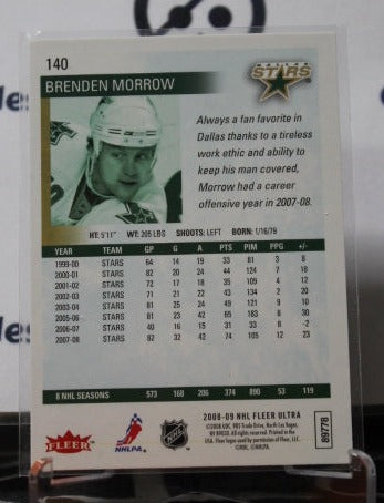 2008-2009 FLEER ULTRA BRENDEN MORROW # 140 DALLAS STARS NHL HOCKEY TRADING CARD