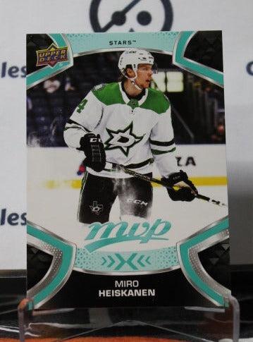 2021-22 UPPER DECK MVP MIRO HEISKANEN # 4  DALLAS STARS NHL HOCKEY TRADING CARD