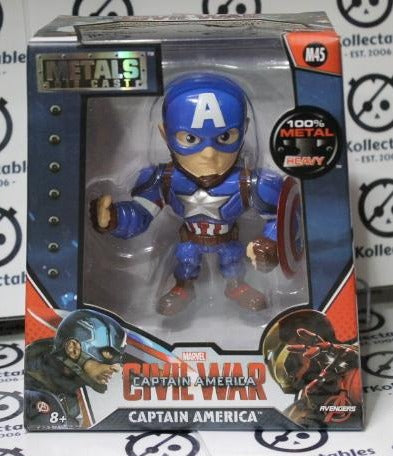 CAPTAIN AMERICA CIVIL WAR JADA TOYS METALS DIE CAST MARVEL COMICS  2016