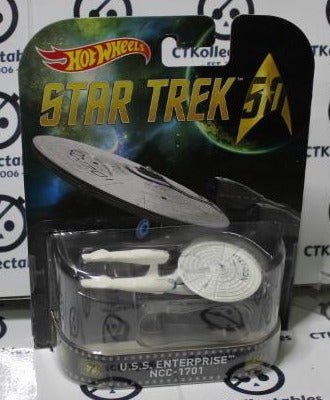 STAR TREK 50 MATTEL HOT WHEELS 2015 U.S.S. ENTERPRISE NCC-1701