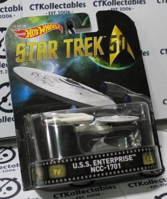 STAR TREK 50 MATTEL HOT WHEELS 2015 U.S.S. ENTERPRISE NCC-1701