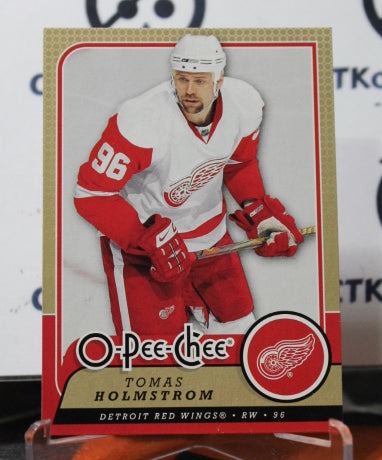 2008-09  O-PEE-CHEE TOMAS HOLMSTROM # 232 DETROIT RED WINGS NHL HOCKEY TRADING CARD