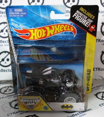 MONSTER JAM BATMAN 0FF-ROAD MATTEL HOT WHEELS INCLUDES FIGURE  DC COMICS 2013