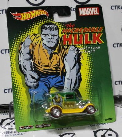 HOT WHEELS MATTEL THE INCREDIBLE HULK MARVEL A-OK 2014