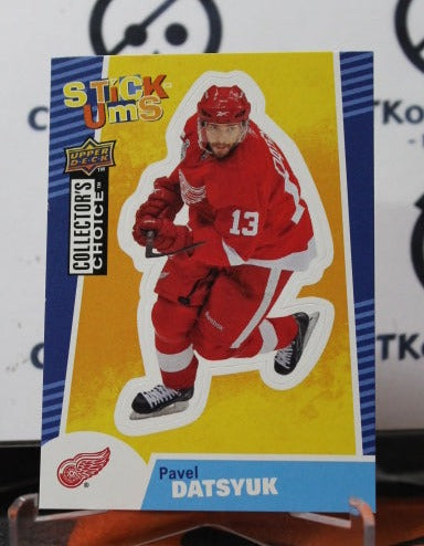 2009-10 UPPER DECK PAVEL DATSYUK # SU11  STICK-UMS DETROIT RED WINGS NHL HOCKEY TRADING CARD