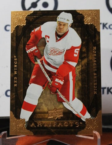 2008-09 UPPER DECK ARTIFACTS NICKLAS LIDSTROM # 64 DETROIT RED WINGS NHL HOCKEY TRADING CARD