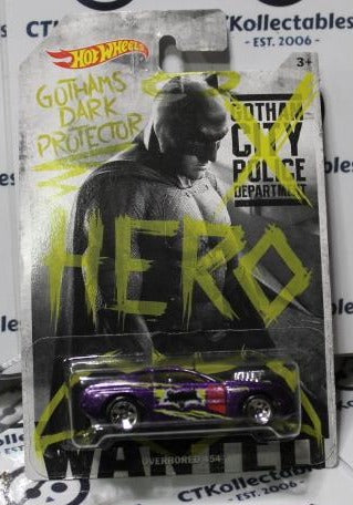 HOT WHEELS MATTEL  BATMAN GOTHAMS DARK PROTECTOR HERO OVERBORED 454 DC 2015