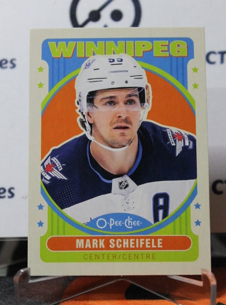 2021-22 O-PEE CHEE MARK SCHEIFELE # 484 RETRO  WINNIPEG JETS HOCKEY CARD