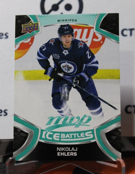 2021-22 UPPER DECK MVP NIKOLAJ EHLERS # 144 ICE BATTLES WINNIPRG JETS HOCKEY CARD