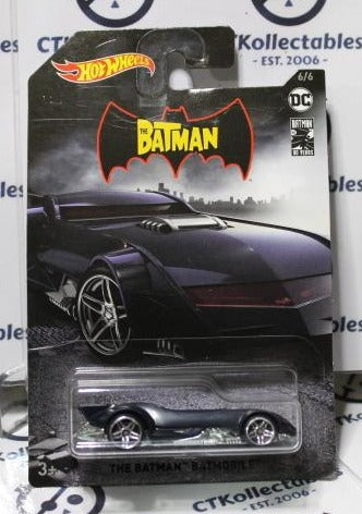 HOT WHEELS MATTEL THE BATMAN BATMOBILE 6/6 DC LONG CARD 2018