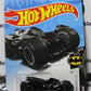 Hot Wheels 2017 Batman: DC Arkham Knight Batmobile 112/365 BLACK Long Card 2/5